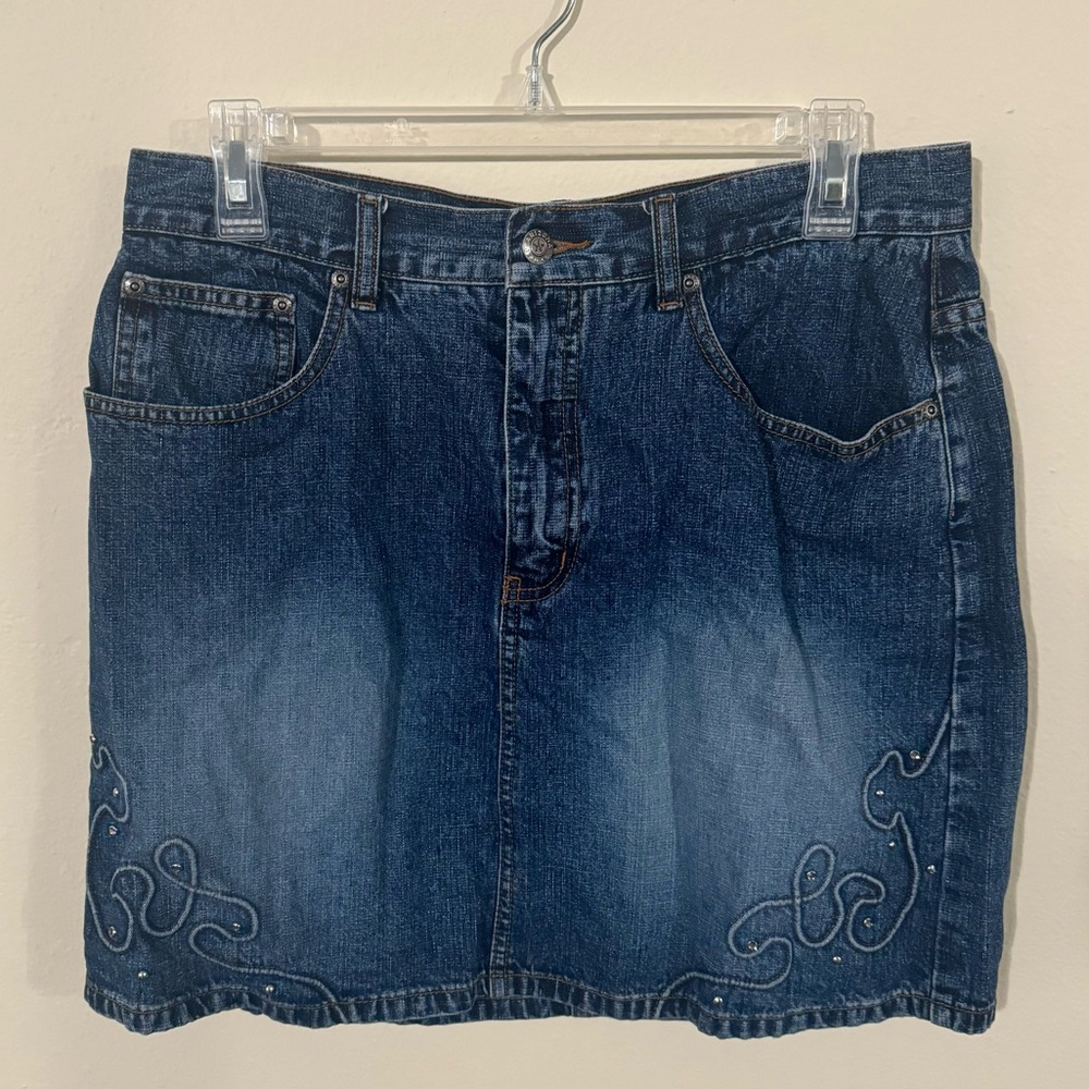 Vintage embellished Arizona Denim Skirt